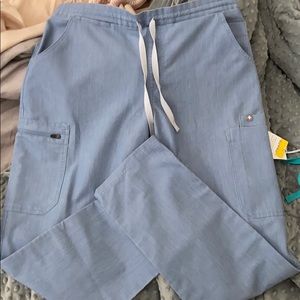 Figs Heather Indigo Pants Only